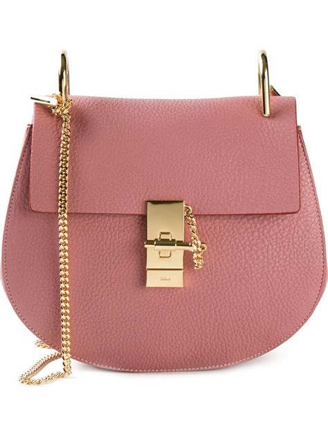 chloe pink drew bag|chloe drew bag sale.